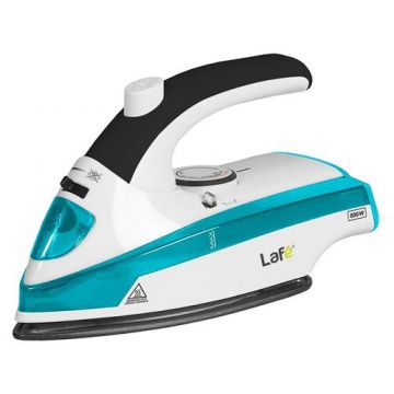 Fier de calcat de voiaj Lafe ZPH-201, 800 W, 40 ml, Talpa teflon, Pliabil (Alb/Albastru) Fier de calcat de voiaj Lafe ZPH-201, 800 W, 40 ml, Talpa teflon, Pliabil (Alb/Albastru)